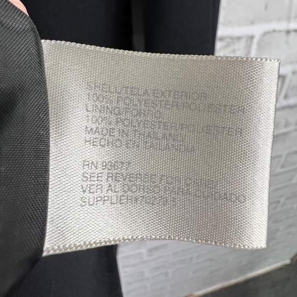 |•JACQUELINE FERRAR•| Long Black Blazer Suit Jacket Coat Size Small - Picture 10 of 11